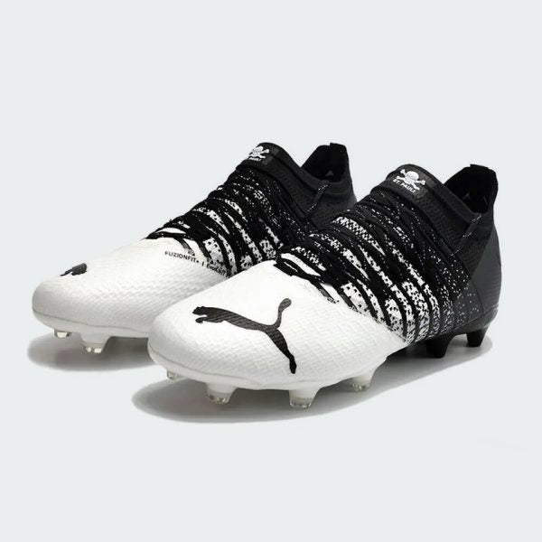 Puma Future Z 1.3 White and Black Soccer Cleats