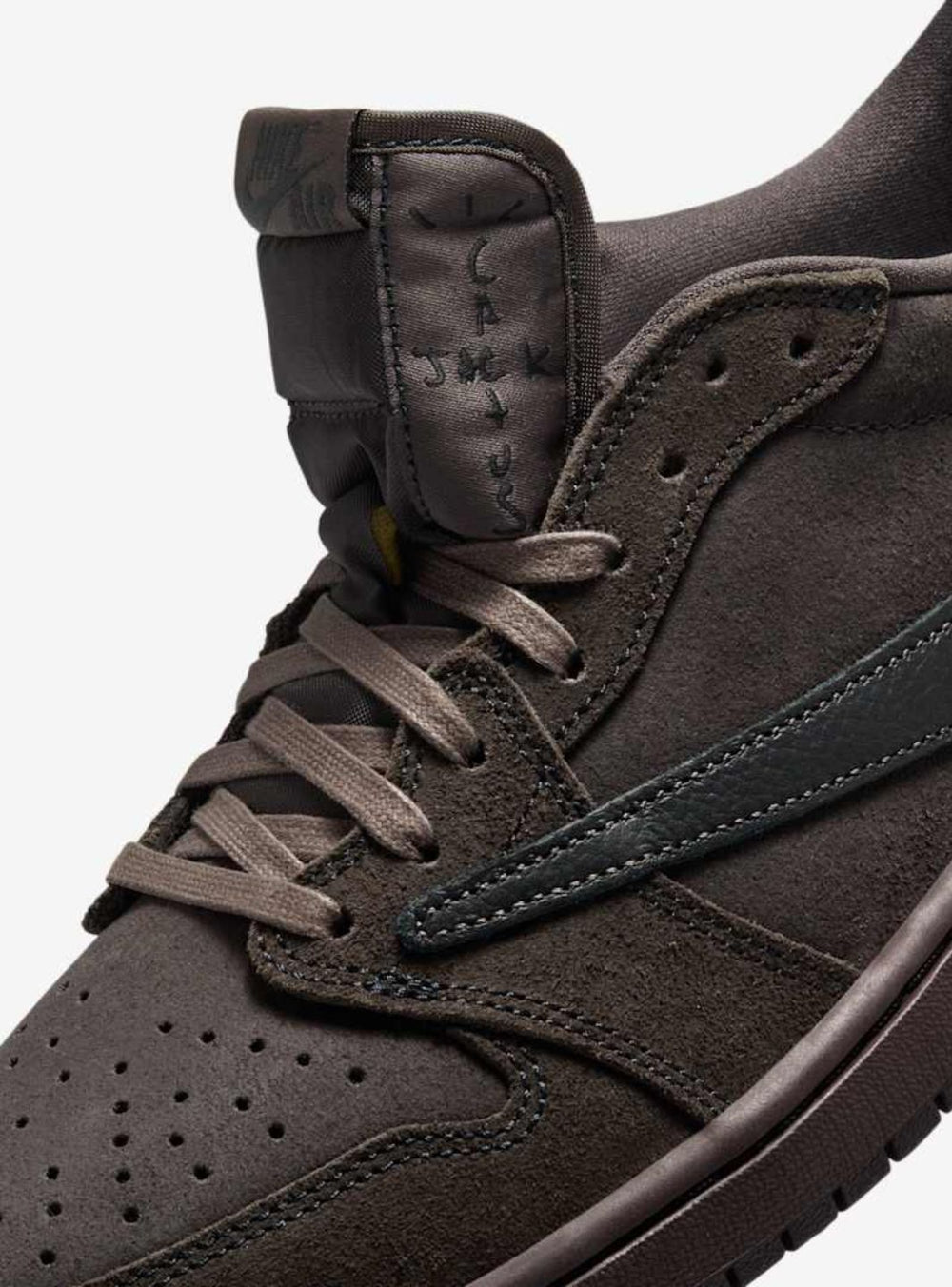Air Jordan 1 x Travis Scott Velvet Brown and Dark Mocha