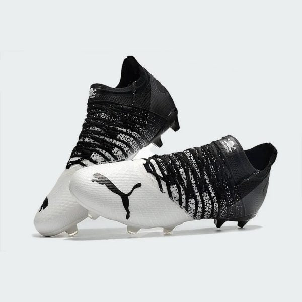 Puma Future Z 1.3 White and Black Soccer Cleats