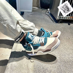 Nike Air Jordan 4 - Snorlax