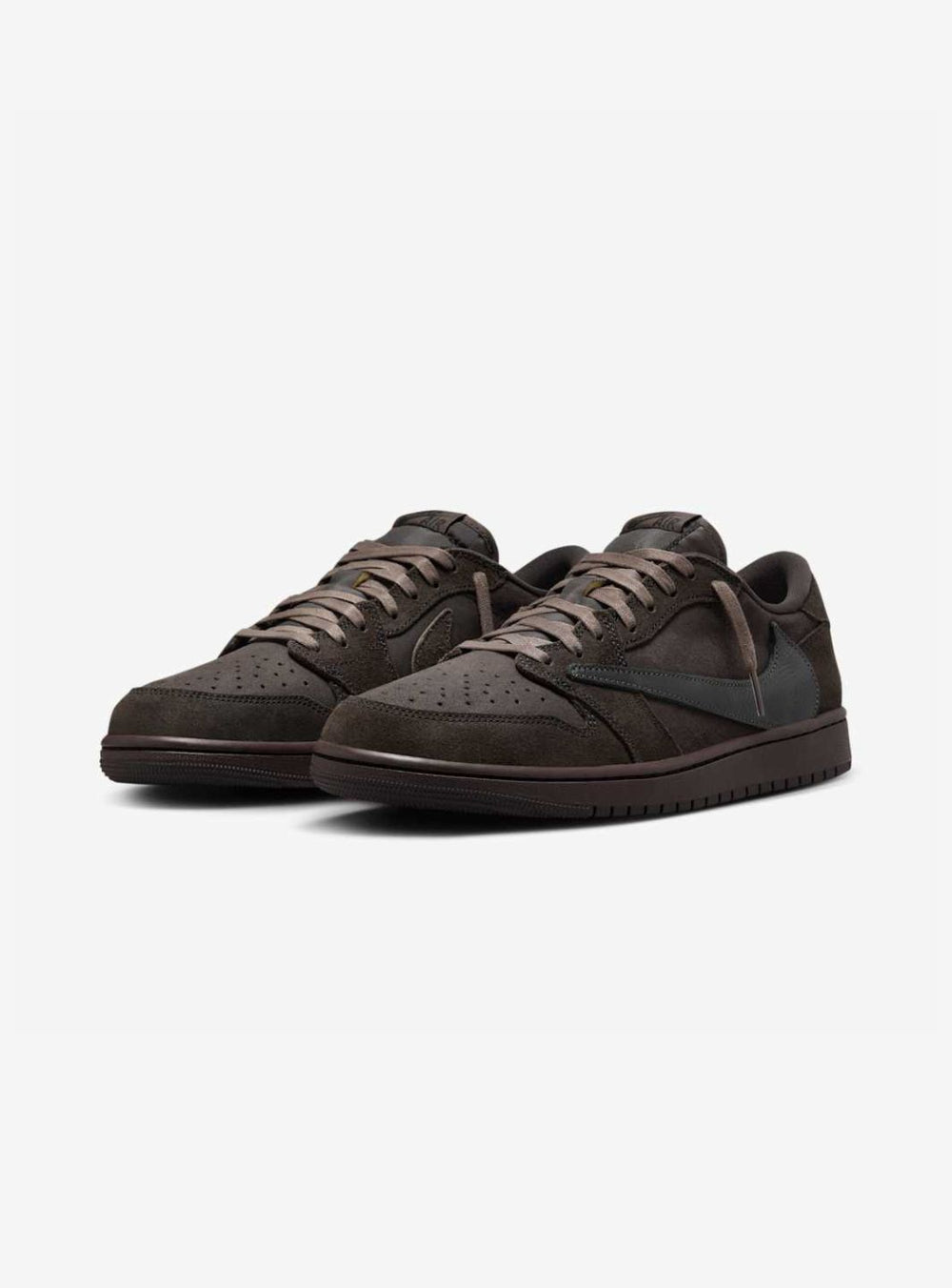 Air Jordan 1 x Travis Scott Velvet Brown and Dark Mocha